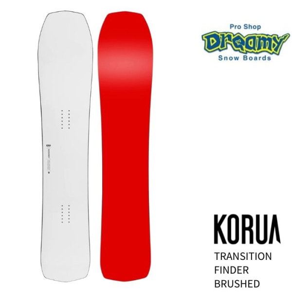 KORUA コルア TRANSITION FINDER BRUSHED 150/154/157/160 キャンバー フリーライド フリースタイル スノーボード 板 正規品