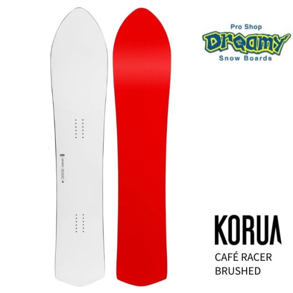 KORUA コルア CAF? RACER BRUSHED 150/156/159/164 フルキャンバー パウダー カービング フリーラン オールラウンド スノーボード 板 正規品