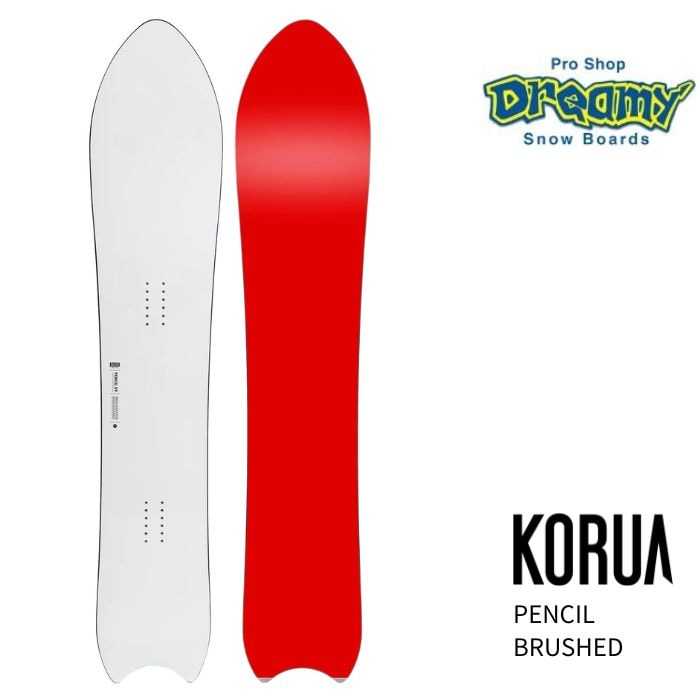 KORUA コルア PENCIL BRUSHED 147/153/159/164 フロートキャンバー