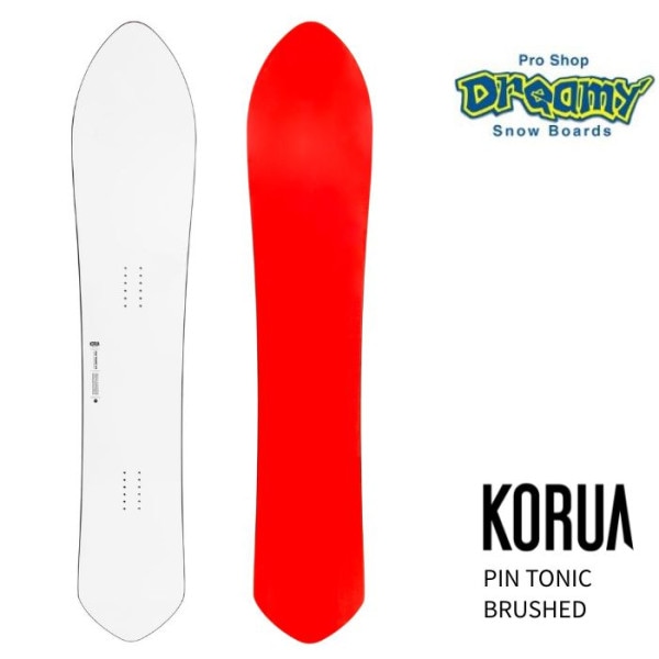 KORUA コルア PIN TONIC BRUSHED 159/166/172 フロートキャンバー ロングボード オフピステ フリーライド オールラウンド コルア スノーボード 板 正規品