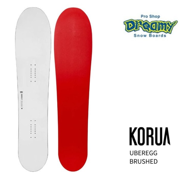KORUA コルア UBEREGG BRUSHED 157 フロートキャンバー パウダー ピステンバーン ウーバーエッグ スノーボード 板 正規品