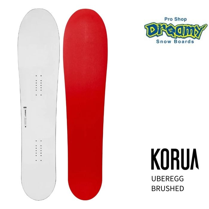 KORUA コルア UBEREGG BRUSHED 157 フロートキャンバー パウダー