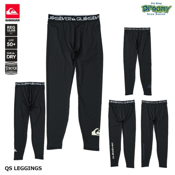 ��SummerSale��QUIKSILVER QS LEGGINGS QUD251001 �쥮�� ��å��奬���� �쥮��顼�ե��å� ®�� UV���å� ���ȥ�å� �����०���� ����ʡ� �����å�����С� ������