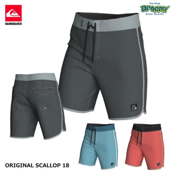 ��SummerSale��QUIKSILVER ORIGINAL SCALLOP 18 EQYBS04880 �ܡ��ɥ��硼�� ������åץե��å� 4WAY���ȥ�å� ���� �ɥ��������� �����०���� ���� �����å�����С� ������