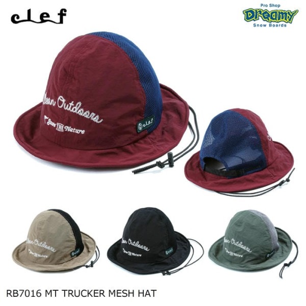 Clef MT TRUCKER MESH HAT RB7016 �ȥ�å�����å���ϥå�  �ۿ�®���Ǻ���ߤ� ���饤�ɥ����㥹���� �磻�䡼��¢�ĥ� Ƭ��56-59cm  ˹�� ���� ������