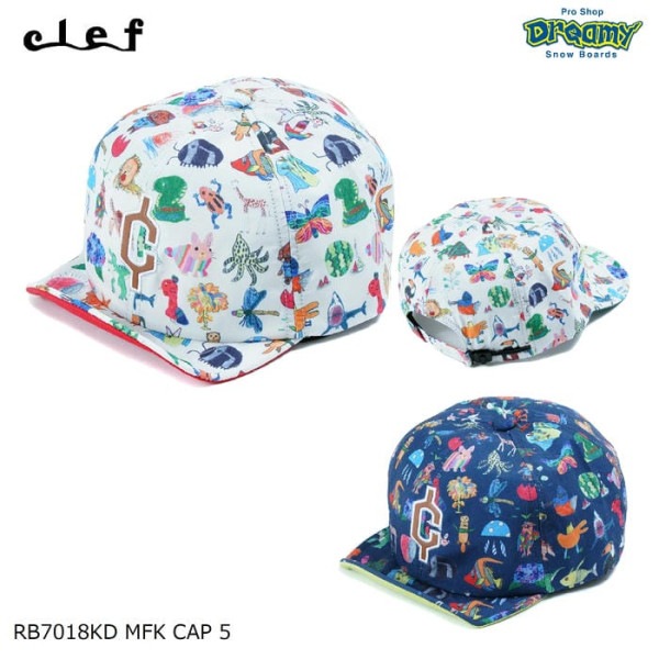 Clef KIDS MFK CAP 5 RB7018KD ���å� ���२�ե�������å� �ۿ�®���Ǻ���ߤ� ������Ĵ�� �磻�䡼��¢�ĥ� Ƭ��52-56cm �Ҥɤ�ǥ����ʡ� ���� ������