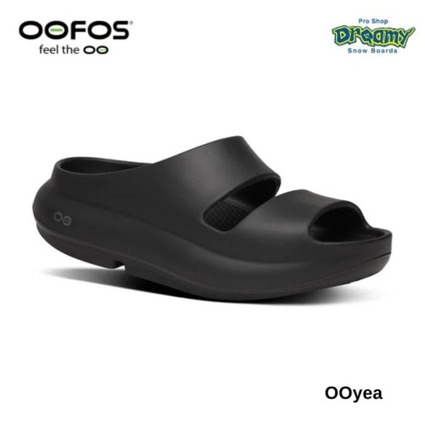 OOFOS �����ե��� OOyea 2000970050252 Black �ꥫ�Х꡼���塼�� �ü쥽���� �׷�ۼ� �������� ������ǽ �ɽ����� ����⤯ ���� ������