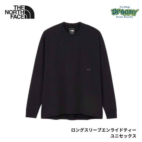 THE NORTH FACE ���Ρ����ե����� ���󥰥��꡼�֥���饤�ɥƥ��� ��˥��å��� ĹµT����� NT82560 �֥�å���K �ɽ����� ������