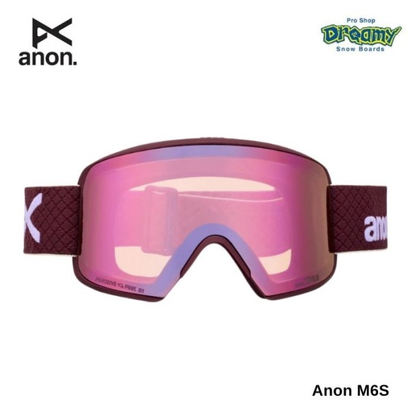 25-26 ANON ���Υ� M6S 3054810EZP Deep Cherry/Perceive Cloudy Pink �����֥�å��ե��å� �ܡ��ʥ����/MFI�ե������ޥ�����° ���Ρ��������� ������