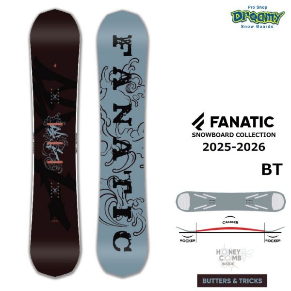 25-26 FANATIC BT 147/150/153/156 �ݥåץ����С� �ĥ�����å� �ϥ˥��� ����ȥ� �Х����� �ȥ�å� �ե��ʥƥ��å� �ӡ����ƥ��� ���Ρ��ܡ��� �� ������