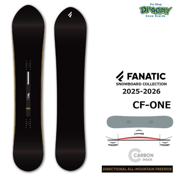 25-26 FANATIC CF-ONE 153/157/160 �ѥ������С� �ǥ��쥯����ʥ� ������ޥ���ƥ� �ե꡼�饤�� �ե��ʥƥ��å� �������ե�� ���Ρ��ܡ��� �� ������