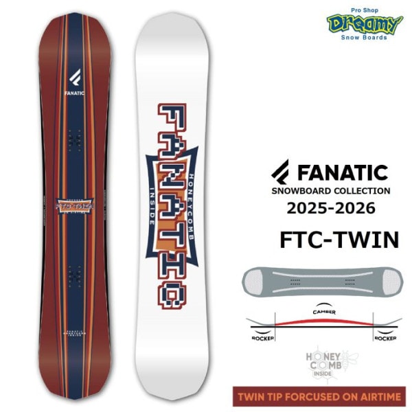 25-26 FANATIC FTC-TWIN 139/143/147/150/153/156 �ݥåץ����С� �ĥ�����å� �ѡ��� ������ �ե��ʥƥ��å� ���եƥ��������ĥ��� ���Ρ��ܡ��� �� ������