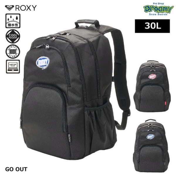 ROXY GO OUT RBG254301 �Хå��ѥå� 30L ����ù� ������ݥ��å� �������ȥ��ȥ�å� ��åץȥåץ��꡼�� �ե���ȥݥ��å� Ω�λ�? ���� �������� ������