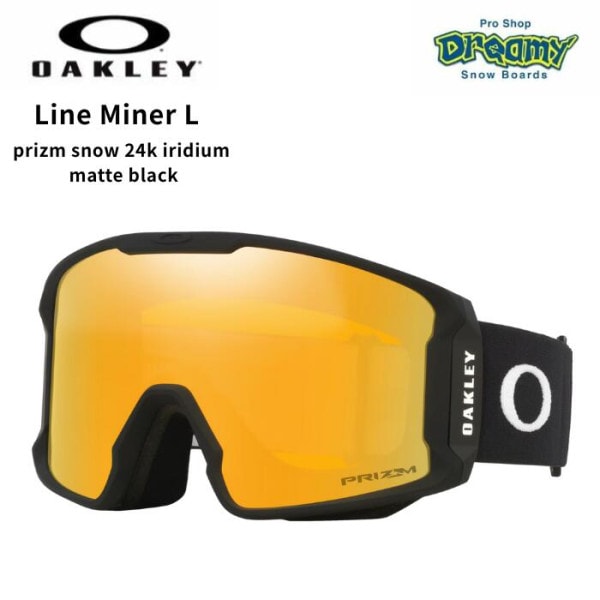 OAKLEY �������꡼ LINEMINER L �饤��ޥ��ʡ�L MATTE BLK OO07071601 PRIZM 24K IRIDIUM ���Ρ��ܡ��� ��������