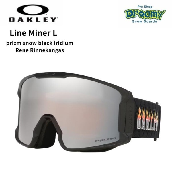 OAKLEY �������꡼ Line Miner L Rene Rinnekangas Signature OO7070-I501 prizm snow black���Ρ��ܡ��� ��������