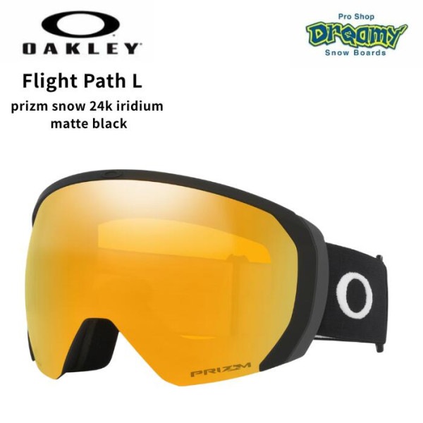 OAKLEY �������꡼ Flight Path L �ե饤�ȥѥ�L 71107100 prizm snow 24k iridium ��� matte black ���Ρ��ܡ��� ��������