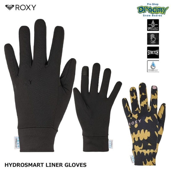 ROXY HYDROSMART LINER GLOVES ERJHN03264 ���Ρ��������� �饤�ʡ� �ۼ�®�� ���å��ѥͥ��б� ���ȥ�å� �ϥ��ɥ����ޡ��� ����ʡ� ���� �������� ������