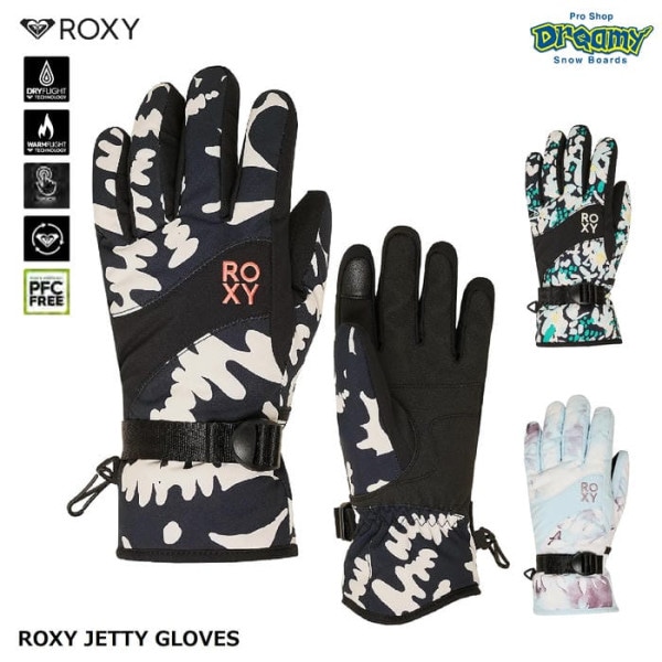 ROXY ROXY JETTY GLOVES ERJHN03271 ���Ρ��������� �ɿ� 10000mm���� ���å��ѥͥ��б� �ꥹ�ȥ����㥹���� �꡼���女���� ���Ρ��ܡ��� ���� �������� ������
