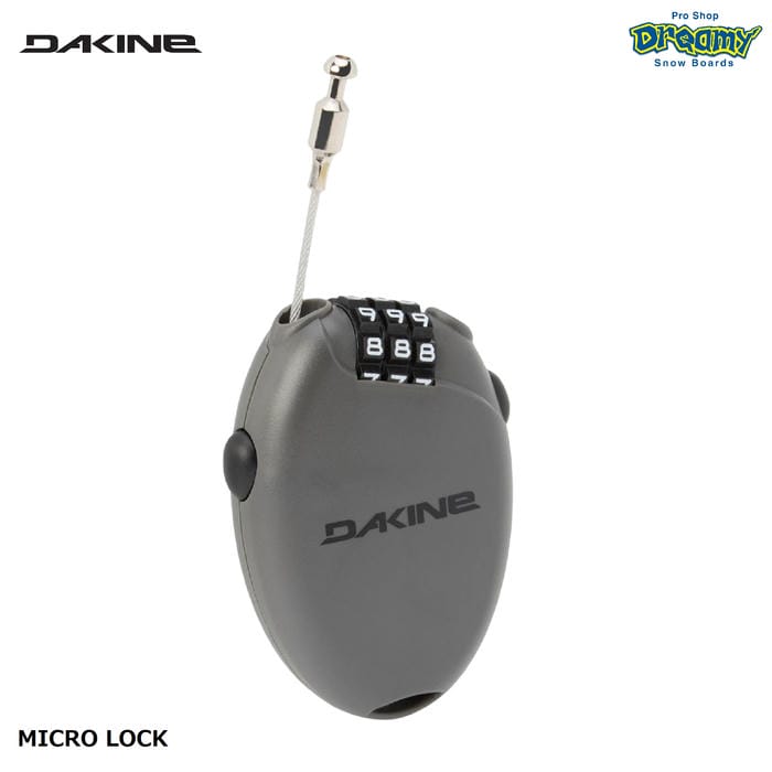 DAKINE MICRO LOCK BF232960 ケーブルロック 3桁暗証番号 格納式
