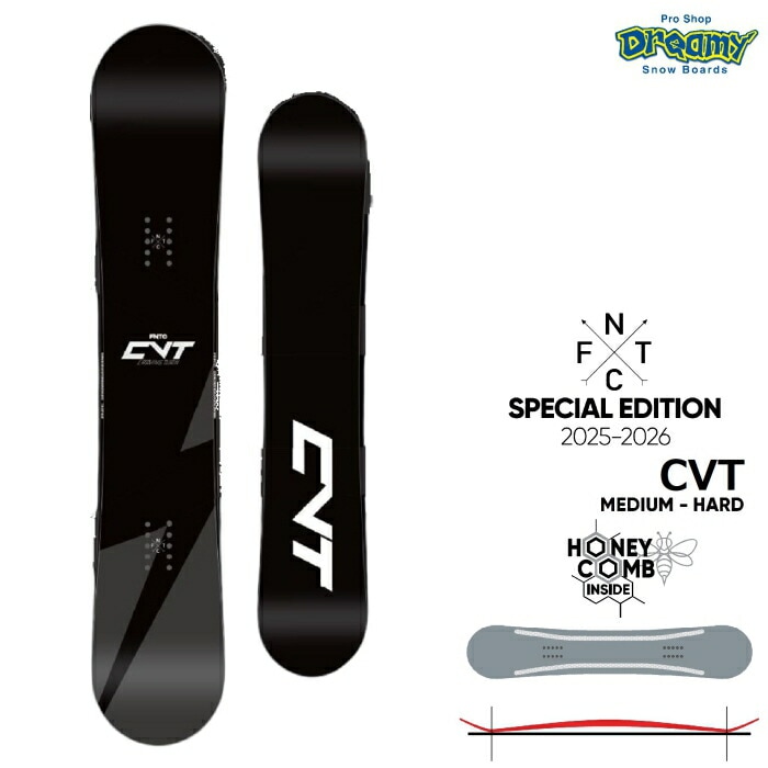 25-26 FNTC エフエヌティーシー CVT 159 25-26 FNTC エフエヌティーシー CVT キャンバーモデル フルキャンバー