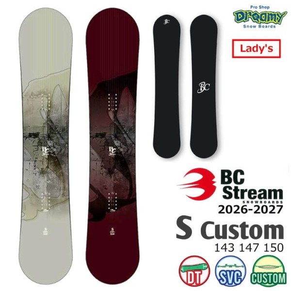 26-27 BC STREAM S CUSTOM �ǥ��쥯����ʥ�ĥ��� ���硼�ȥХꥢ�֥륭���С�  ��ǥ����� �ӡ��������ȥ꡼�� ������������ �� ���Ρ��ܡ��� �� ������