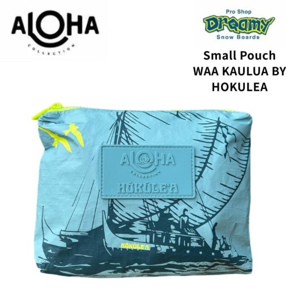 ALOHA COLLECTION �����ϥ��쥯����� Small Pouch WAA KAULUA BY HOKULEA TIDE UBTSP01117 ���� ��ũ �ӡ��� �Хå�