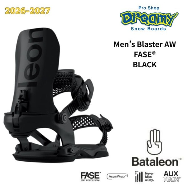 26-27 Bataleon Blaster FASE AsymWrap Black�ե����ȥ���ȥ꡼�����ƥ� �Х��쥪�� �֥饹���� ���Ρ��ܡ��� �Х���ǥ��� ������