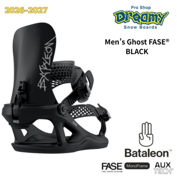 26-27 Bataleon M'S GHOST FASE �������� BLACK �ե����ȥ���ȥ꡼�����ƥ� �Х��쥪�� ���Ρ��ܡ��� �Х���ǥ��� ������