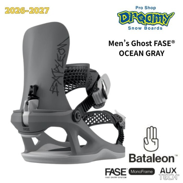 26-27 Bataleon M'S GHOST FASE �������� OCEAN GRAY �ե����ȥ���ȥ꡼�����ƥ� �Х��쥪�� ���Ρ��ܡ��� �Х���ǥ��� ������