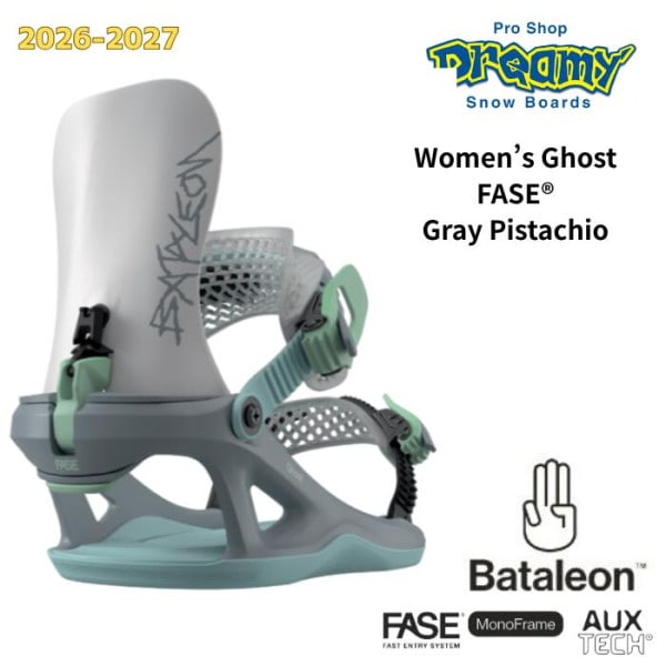 26-27 Bataleon W'S GHOST FASE �������� GrayPistachio ��ǥ����� �ե����ȥ���ȥ꡼�����ƥ� �Х��쥪�� ���Ρ��ܡ��� �Х���ǥ��� ������