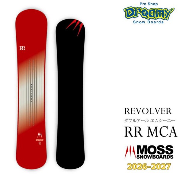 26-27 MOSS SNOWBOARDS REVOLVER RR MCA ��ܥ�С� ���֥륢���� ���ॷ������ �����ӥ� �⥹ ���Ρ��ܡ��� �ե꡼�饤�ǥ���