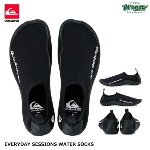 QUIKSILVER EVERYDAY SESSIONS WATER SOCKS QSA261702 �������������塼�� ���ȥ�å��ͥ��ץ�� �����ȥɥ� SUP ��� �ޥ�󥷥塼�� �����å�����С� ������