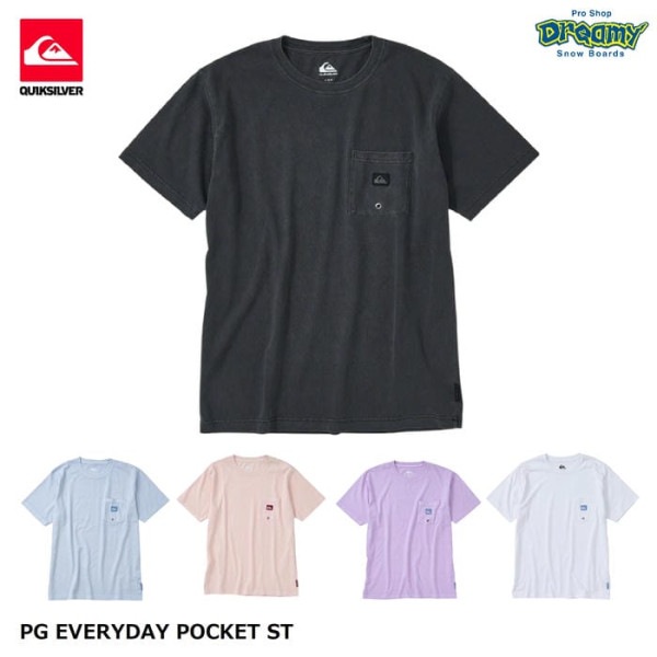QUIKSILVER PG EVERYDAY POCKET ST QST261018 T����� Ⱦµ �쥮��顼�ե��å� ���ݥ��å� US���åȥ�����  �ԥ����Ȳù� �ɽ� ���� �����å�����С� ������