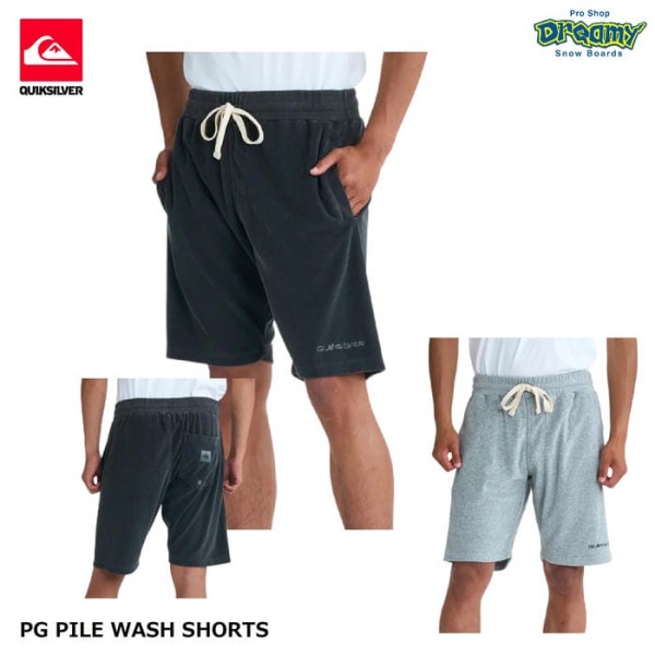 QUIKSILVER PPG PILE WASH SHORTS QWS261002 ���硼�ȥѥ�� �Ҥ���� �쥮��顼�ե��å� �ѥ����� �������ȥ��� �ɥ��������� �ɽ� �����å�����С� ������