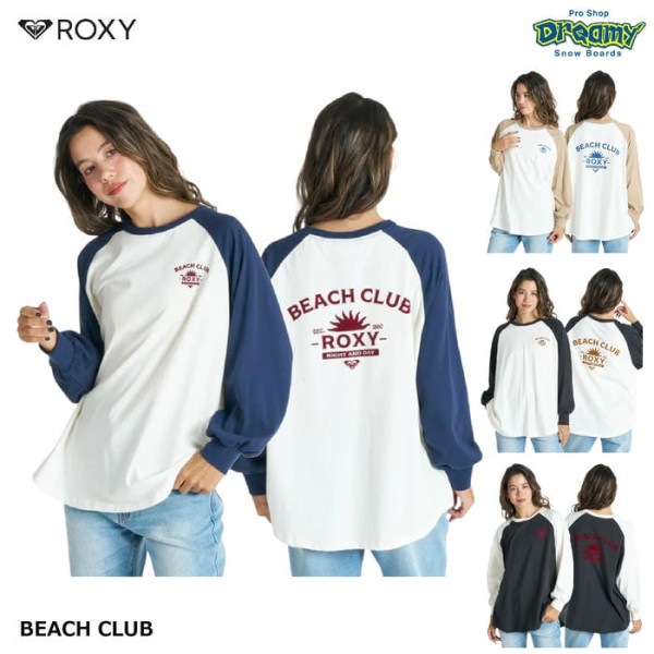 ROXY BEACH CLUB RLT261083 T����� �ܿ��䴶�Ǻ� Ĺµ �饰��󥹥꡼�� �ե��å����ץ��� �Хå��ץ��� ��ä��ꥷ�륨�å� ����T ���� �������� ������