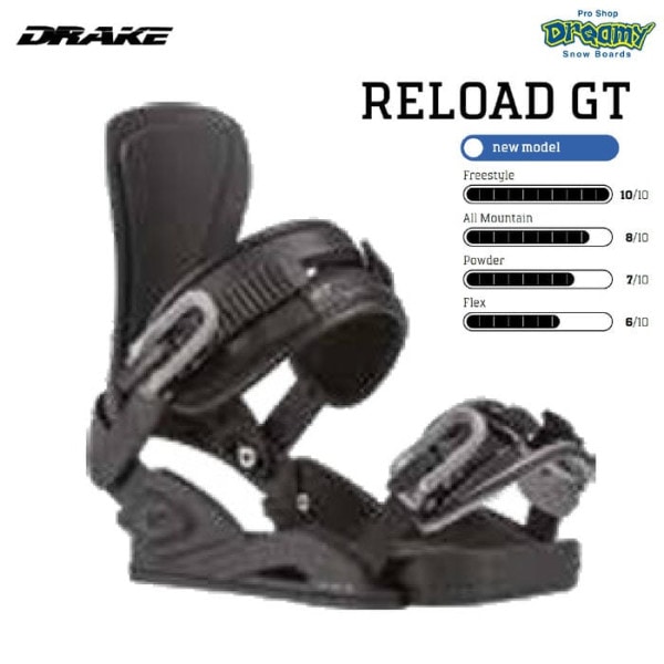 26-27 DRAKE RELOAD GT black/grey �Х���ǥ��� �ץ�ߥ���MFC���ȥ�å�II ���եȥե�å��� �ե꡼�������� ������ޥ���ƥ󥹥Ρ��ܡ��� �ɥ쥤�� ������