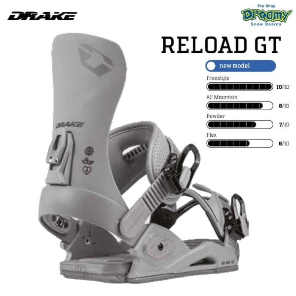 26-27 DRAKE RELOAD GT grey/black �Х���ǥ��� �ץ�ߥ���MFC���ȥ�å�II ���եȥե�å��� �ե꡼�������� ������ޥ���ƥ󥹥Ρ��ܡ��� �ɥ쥤�� ������