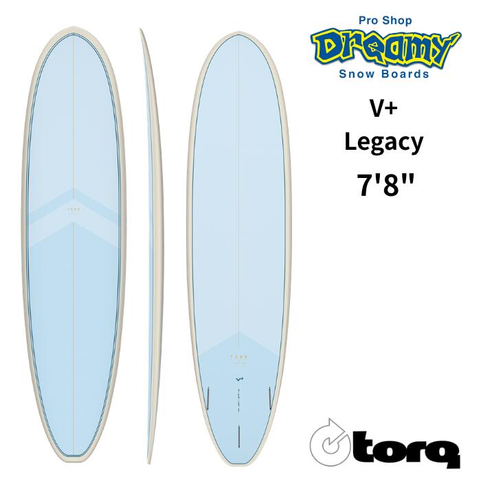 TORQ Surfboard トルクサーフボード V+ Regacy WaikikiBlue TET 7'8