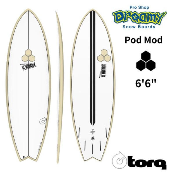 TORQ Surfboard トルクサーフボード PodMod 6’6” Light Tan X-LIGHT ポッドモッドサーフボード TQ-F-CI-P-GB-0606 エポキシ サーフィン