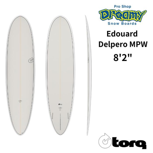 TORQ Surfboard �ȥ륯�����եܡ��� Delpero MPW 8��2�� CREAM �ǥ�ڥ� �����եܡ��� TQ-A-ED-C-0802 ���ݥ��� �����ե��� ���󥰥ܡ���