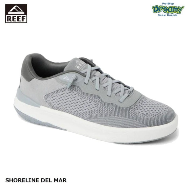 REEF FSHORELINE DEL MAR CJ8998 GRY ���ˡ����� �������å� �졼�����å� �˥å��Ǻॢ�åѡ� �եåȥ����� ���� �꡼�� ������