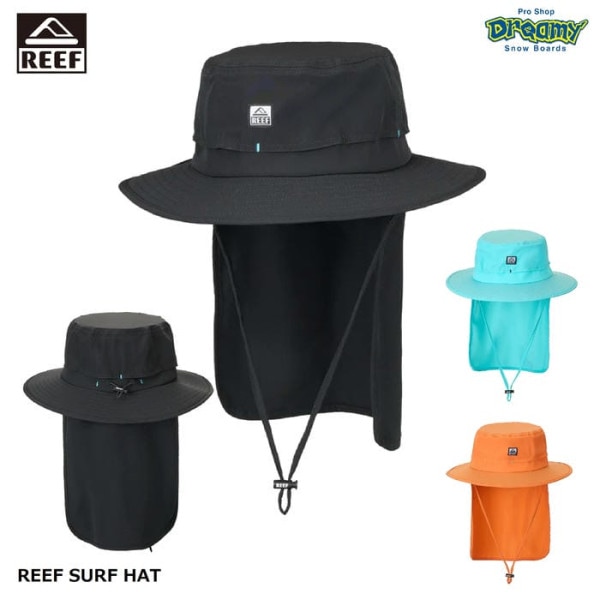 REEF SURF HAT EHT261033 �����եϥå� ���ȥ�å� UV���å� ��곰����ǽ �ͥå������� �٥���졼����� ����ɳ ������Ĵ����ǽ �ޥåȥʥ����� �꡼�� ������