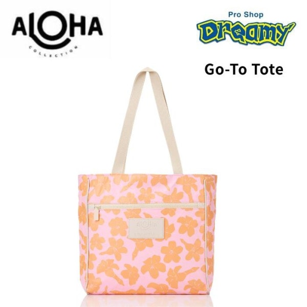 ALOHA COLLECTION �����ϥ��쥯����� Go-To Tote Puakenikeni Buds  Pink Orange UBTGT0249  ���� ��ũ �ӡ��� �Хå� ��ʪ����