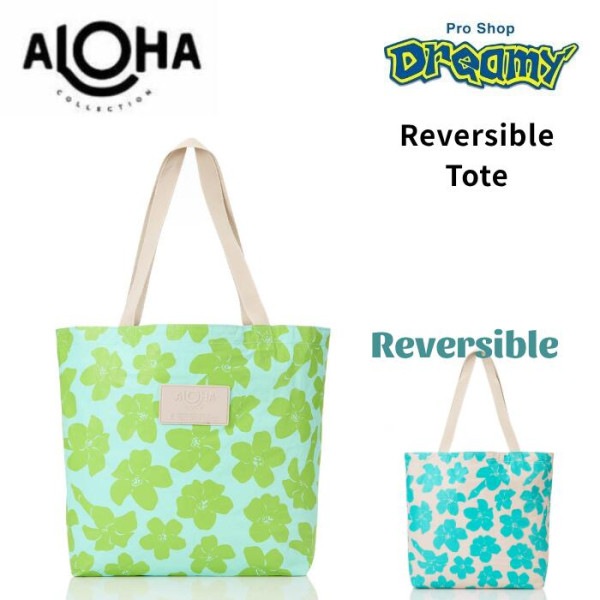 ALOHA COLLECTION �����ϥ��쥯����� Reversible Tote Puakenikeni Buds Fresh on Splash UBTRT0249  ���� ��ũ �ӡ��� �Хå� ��ʪ����