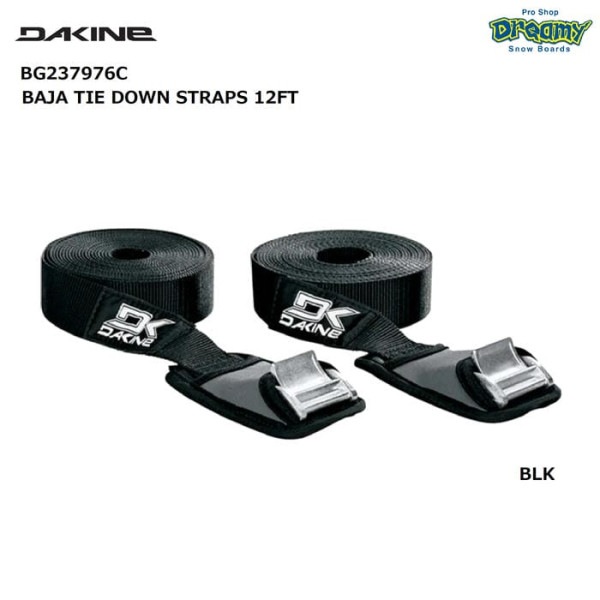 DAKINE BAJA TIE DOWN STRAPS 12FT BG237976C ���������󥹥ȥ�å� 3.6m 2�ܥ��å� 35mm����Хå��� �ͥ��ץ졼��Хå��륫�С� �ֺ� ���� �������� ������