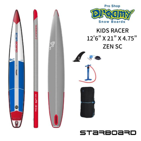 STARBOARD �������ܡ��� KIDS RACER 12'6�� X 21�� X 4.75�� ZEN SC SUP BOARD ����ե졼���֥�