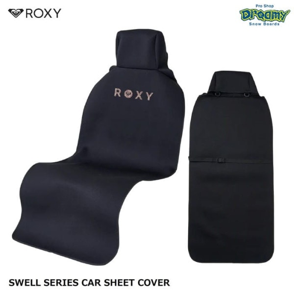 ROXY SWELL SERIES CAR SHEET COVER RSA262701 �����ȥ��С� ���� �ɿ� �����ɻߥ٥�� D����2���դ� �ͥ��ץ���Ǻ� ��ñ����դ� ���� BLK �������� ������