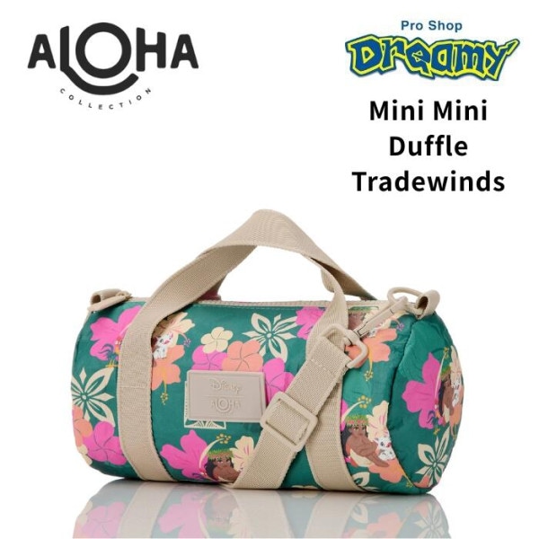 ALOHA COLLECTION �����ϥ��쥯����� Mini Mini Duffle Tradewinds Garden �ǥ����ˡ� �⥢�� ���� ��ũ �ӡ��� �Хå� ��ʪ����