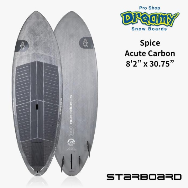 STARBOARD �������ܡ��� SPICE 8'2�� x 30.75�� 121L  Acute Carbon ���ѥ��� SUP BOARD �ϡ��ɥܡ��� ���å�