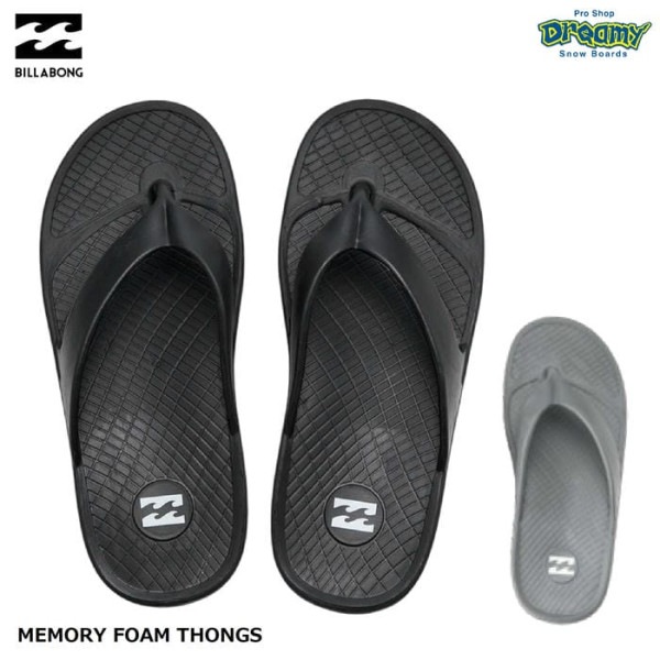 BILLABONG MEMORY FOAM THONGS BG011927 �ꥫ�Х꡼�������  ���������ե����� EVA �ӡ���������� �ȥ� ���� �ӡ����� 26-28cm �ӥ�ܥ� ��� ������
